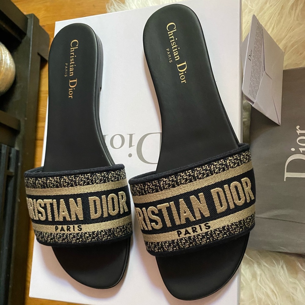 Christian Dior-Dway Slide (Deep Blue)
